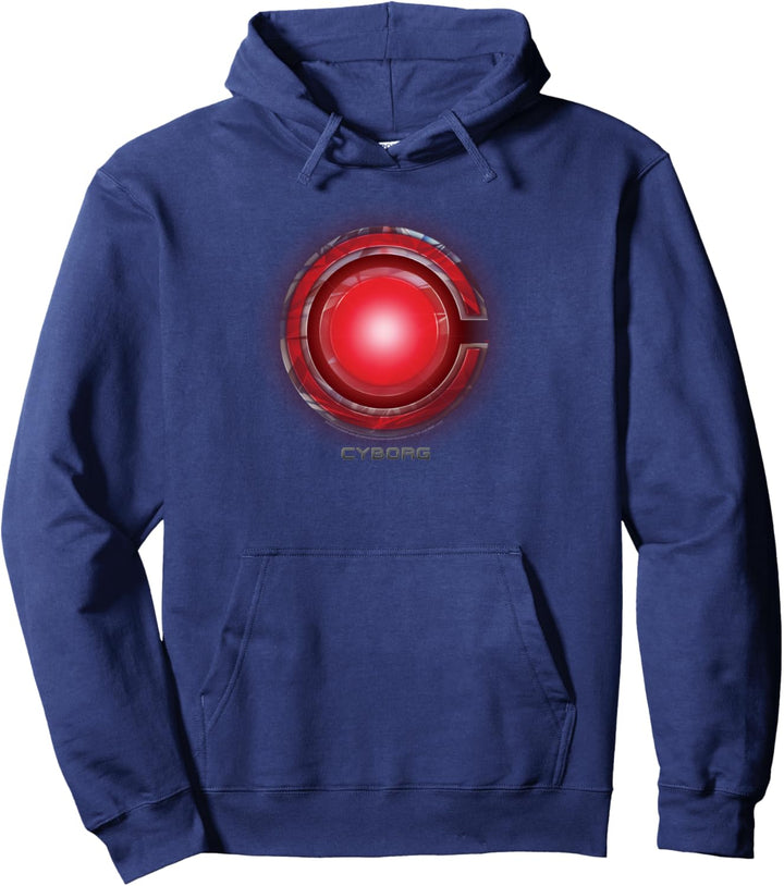 Justice League Movie Cyborg Logo Pullover Hoodie