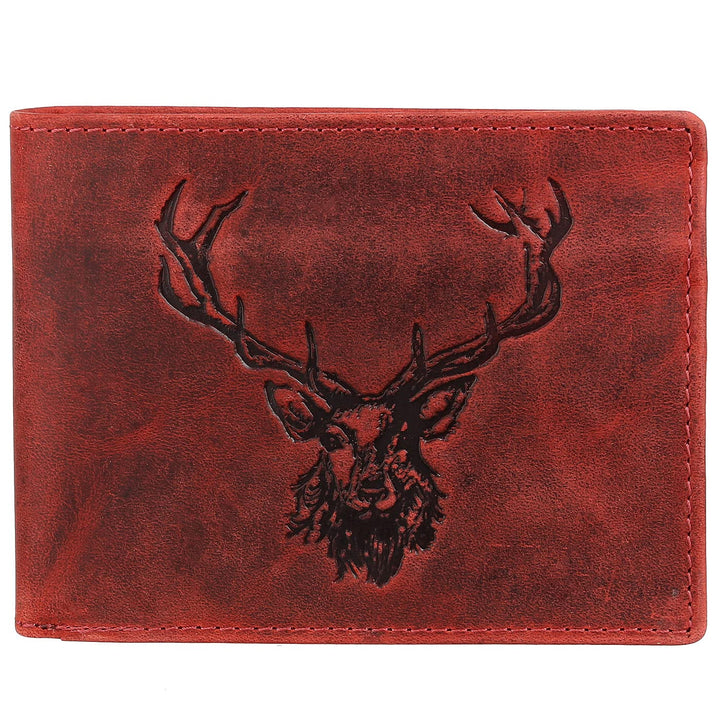 Greenburry Vintage Geldbörse Leder 13 cm Rusty Red, Rusty Red
