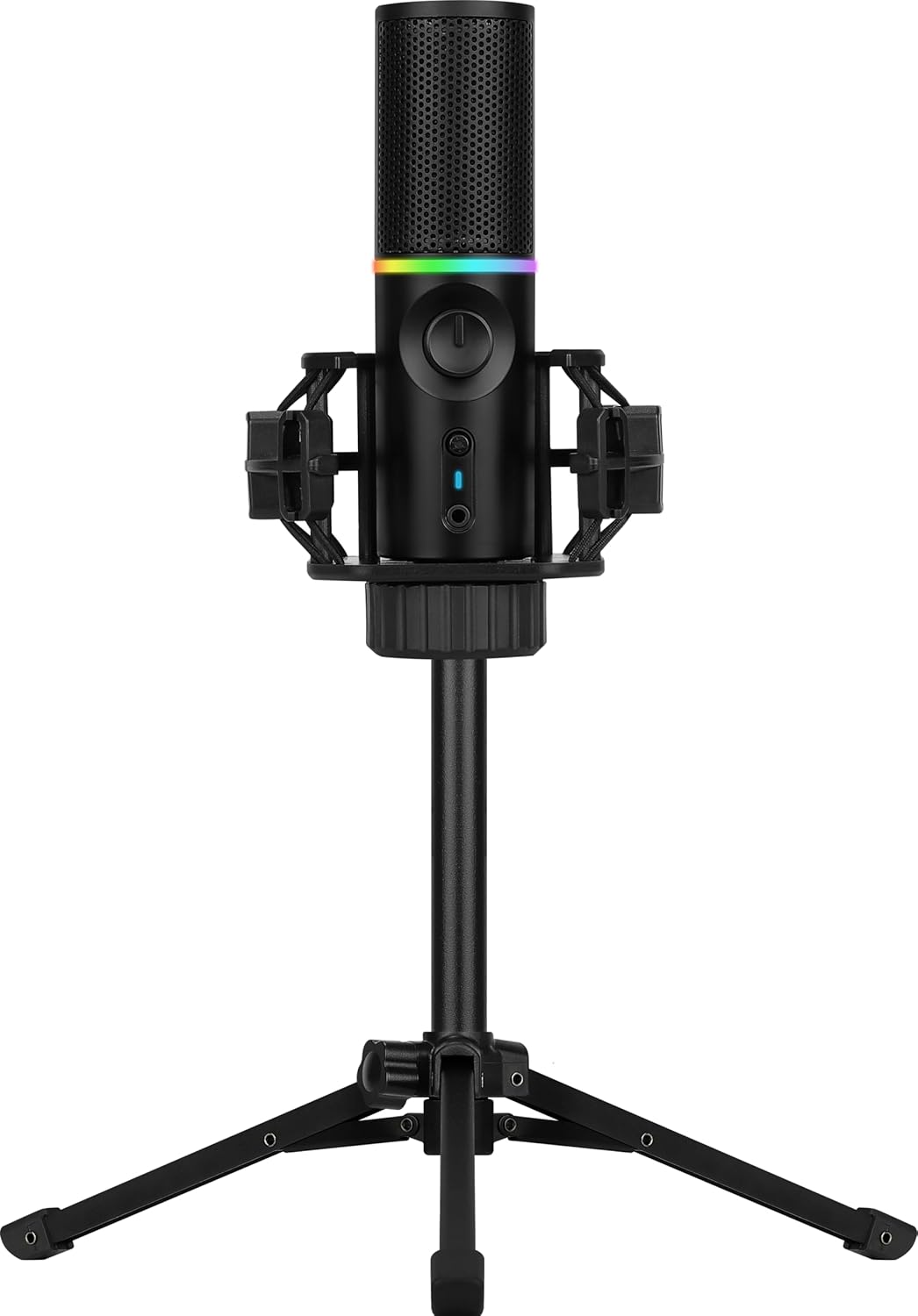Streamplify MIC RGB Tripod - Nierencharakteristik USB-Mikrofon PC Gaming mit Stativ, Streaming-Mikro