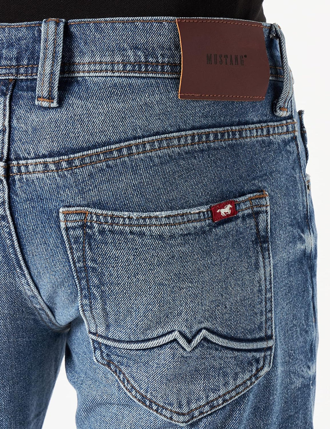 MUSTANG Herren Oregon Tapered Jeans 38W / 30L Mittelblau 684, 38W / 30L Mittelblau 684