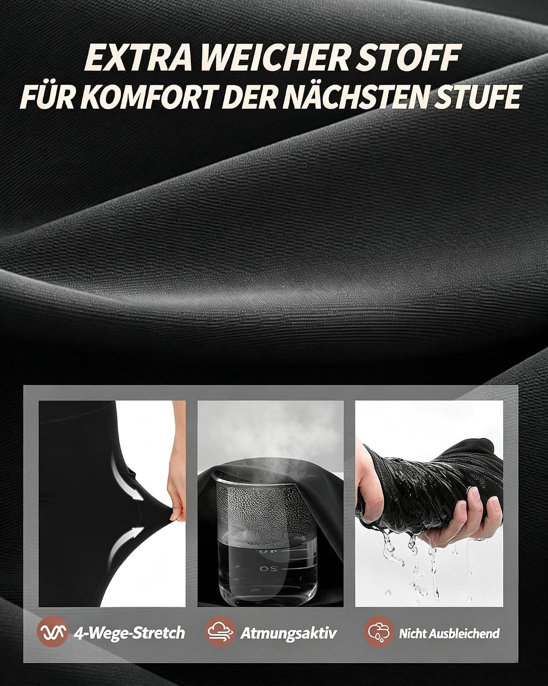 DDOBB 2er Pack Sport Leggings Damen High Waist Sportleggins Damen Lang Mit Taschen Gym Leggings Blic