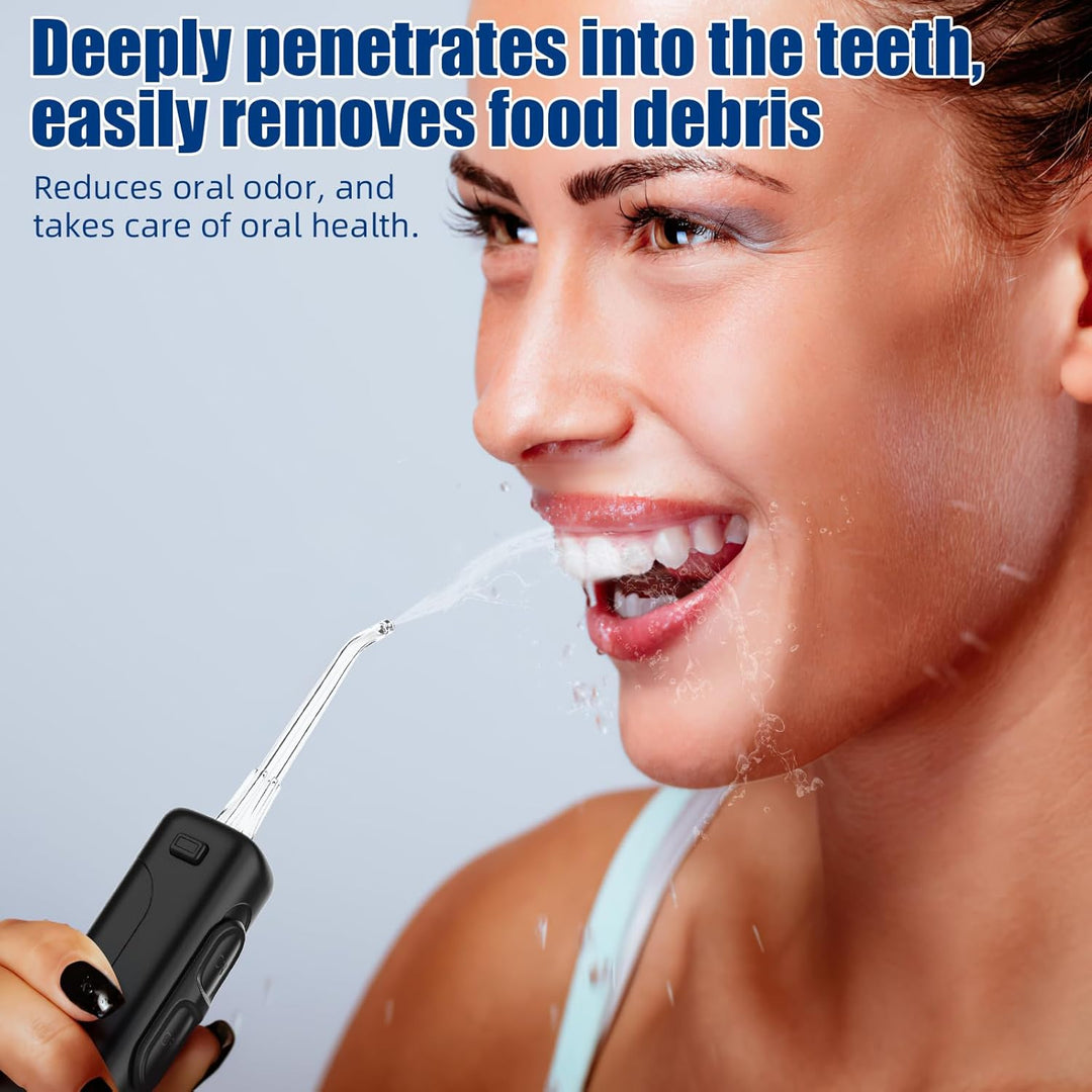 Munddusche, Sawgmore Elektrische Zahnzwischenraumreiniger mit 10 Einstellbaren Druckstufen, 600ml Fa