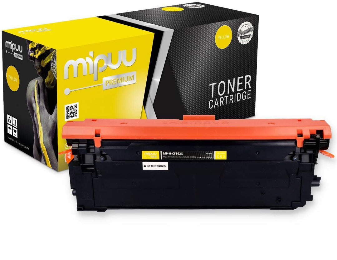 Mipuu Toner kompatibel für HP CF362X 508X Yellow für HP Laserjet Enterprise Flow M 577 C M 550 M 552