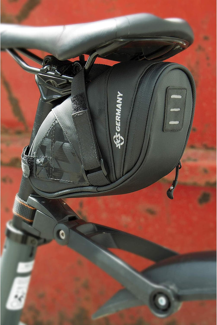 SKS GERMANY EXPLORER Fahrradtasche, Fahrradzubehör (Satteltasche aus gummiertem, wasserabweisendem G