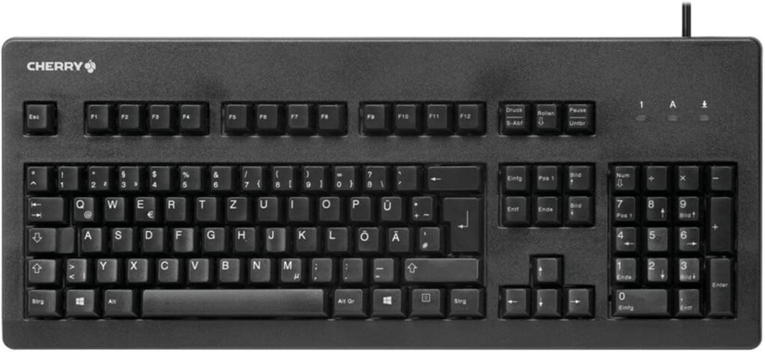 CHERRY G80-3000, Deutsches Layout, QWERTZ Tastatur, kabelgebundene Tastatur, mechanische Tastatur, C