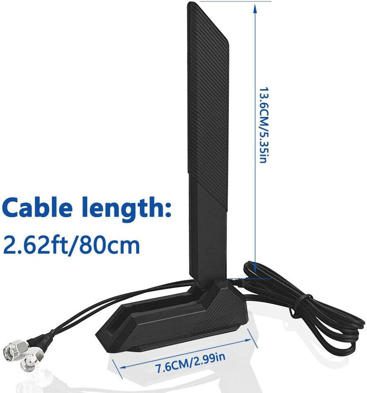 Black Flachkabel Flex WiFi Antenne für ASUS 2T2R ROG Strix B660-I Z590-E Z690-A Z690-E Z690-I X570-E