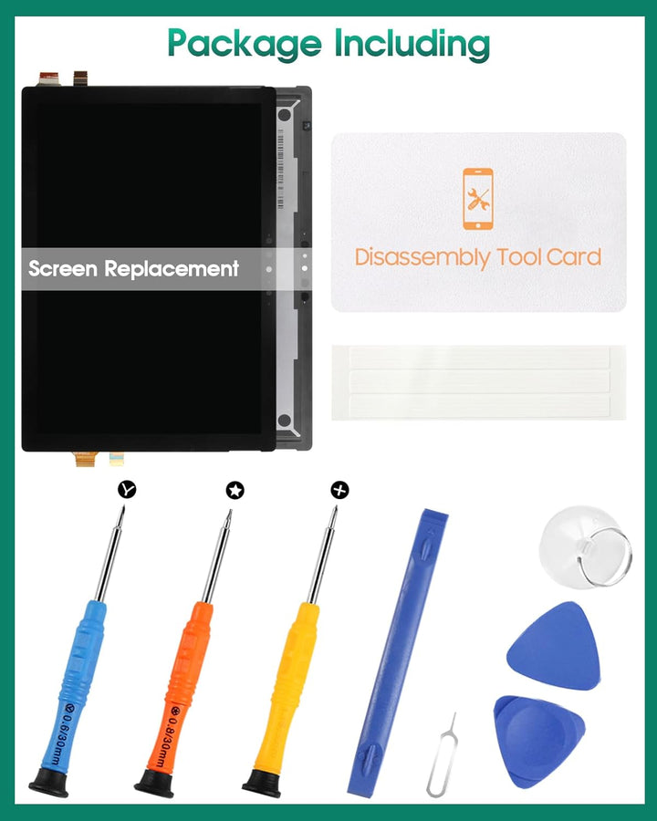 Für Microsoft Surface Pro 7 LCD Screen Pro 7 Screen Replacement 1866 Display Touch Digitizer Assembl