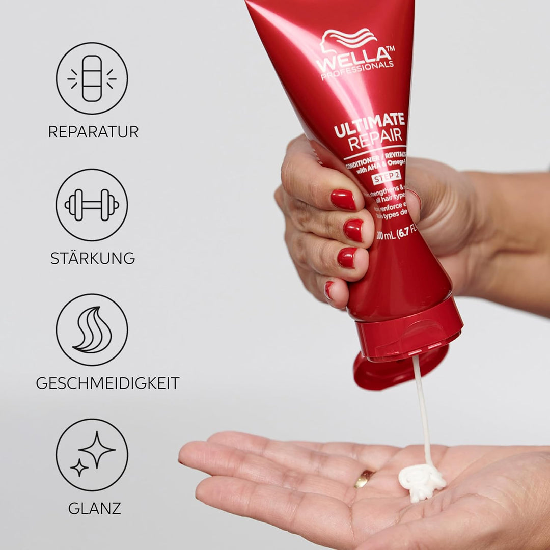 Wella Professionals Ultimate Repair Vorteils-Set – sulfatfreies Shampoo zur Tiefenreinigung &amp; repari