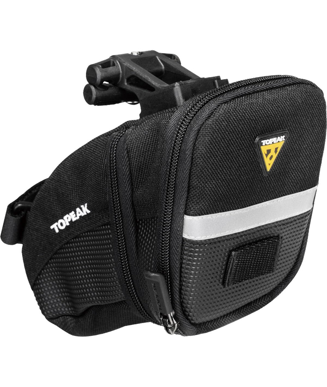 Topeak Satteltasche Mit Fixer F25 Aero Wedge Pack, Black, 20 x 10.5 x 12 cm, 0.98 Liter, TC2252B 20