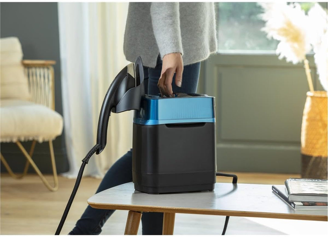 Tefal Hygiene-Dampfglätter UT2020 CUBE, Desinfizieren, Hygienische Reinheit | Vertikales Dampfreinig