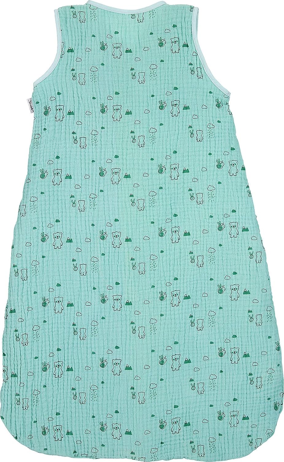 Sterntaler Musselin-Schlafsack, Bär Ben, Reissverschluss, Grösse: 70 cm 70 cm (1er Pack), 70 cm (1er