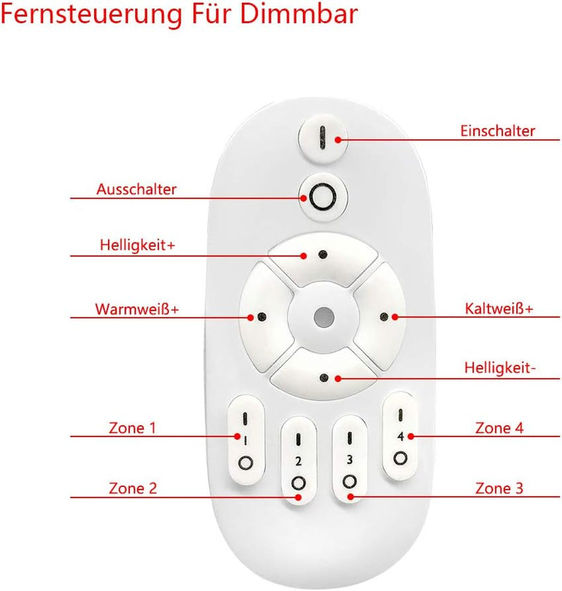 AufuN 48W LED Deckenleuchte Kreative Wolken mit Fernbedienung - Deckenlampe Ultra-dünne 5,3cm für Sc