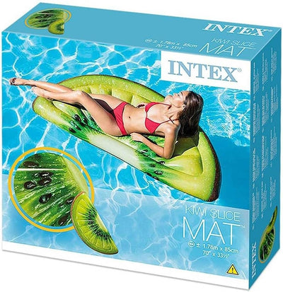 Intex 58764 Luftmatratze aufblasbar "Kiwi Slice" , 170 x 76 x 17 cm