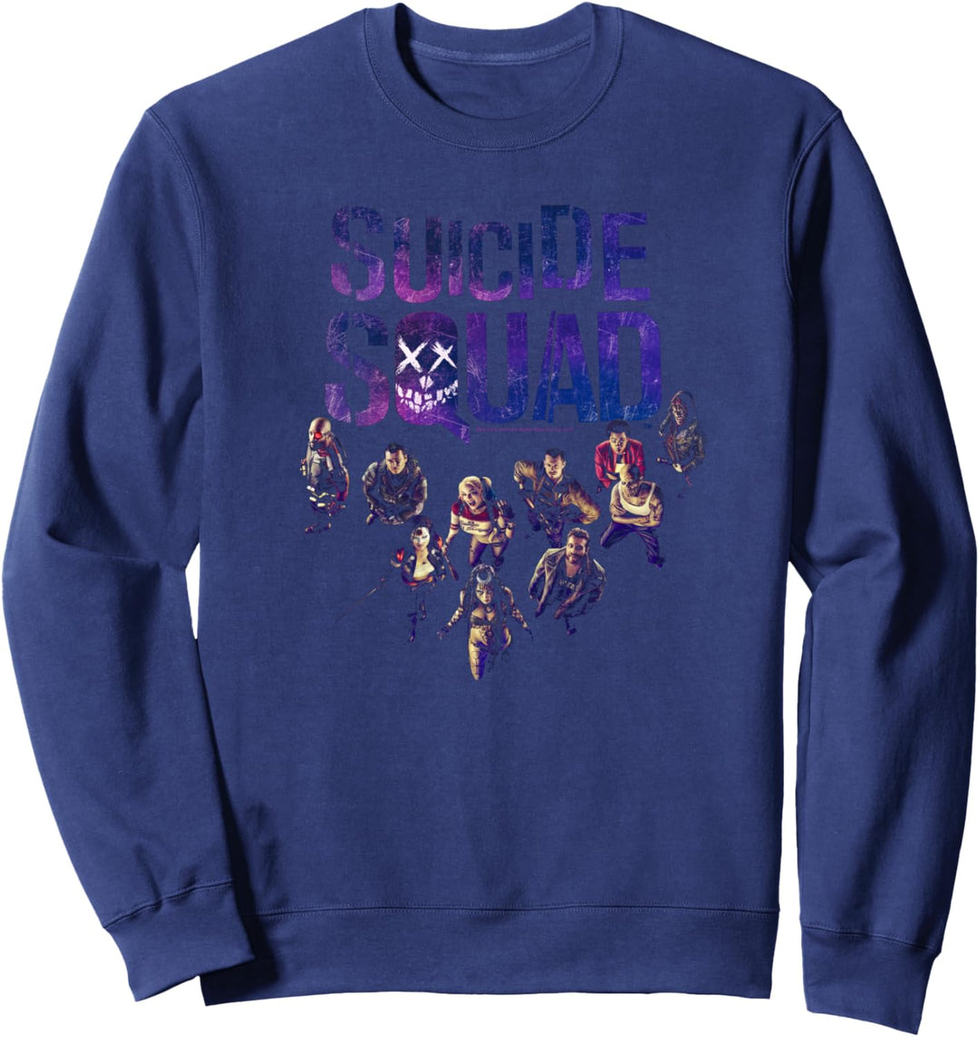 Suicide Squad Suicide Group Smile Sweatshirt