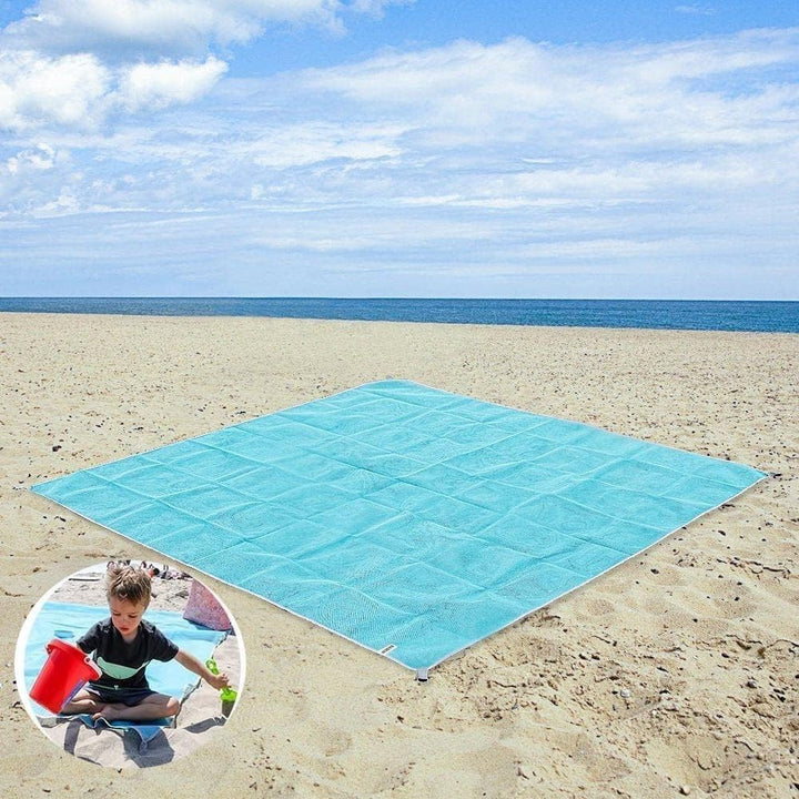 Stranddecke Sandfrei Strandmatte, Tragbare Sanddichte Stranddecke, Faltbar Ultraleicht Beach Blanket