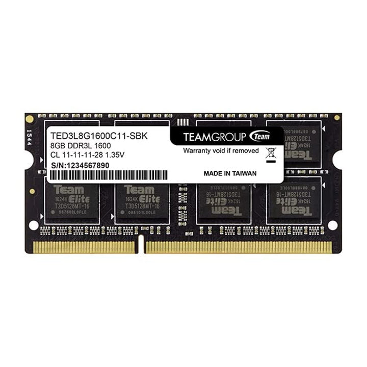 TeamGroup TED3L8G1600C11-S01 Memory SO D3 1600 8GB C11 ElL