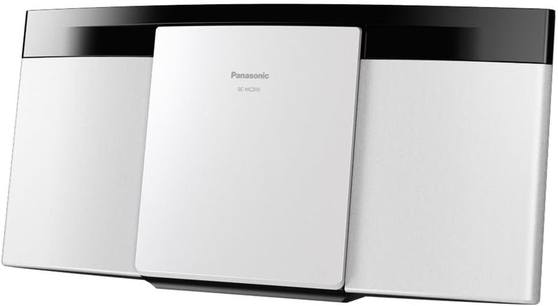 Panasonic SC-HC200 Micro-Stereoanlage 20 W Schwarz, Weiss (Micro-System, Schwarz, Weiss, 1 Stück, 20