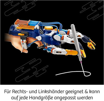 KOSMOS 617134 Cyborg-Hand - hydraulisch gesteuerte XXL-Roboter-Hand, grössenverstellbar, für Linkshä