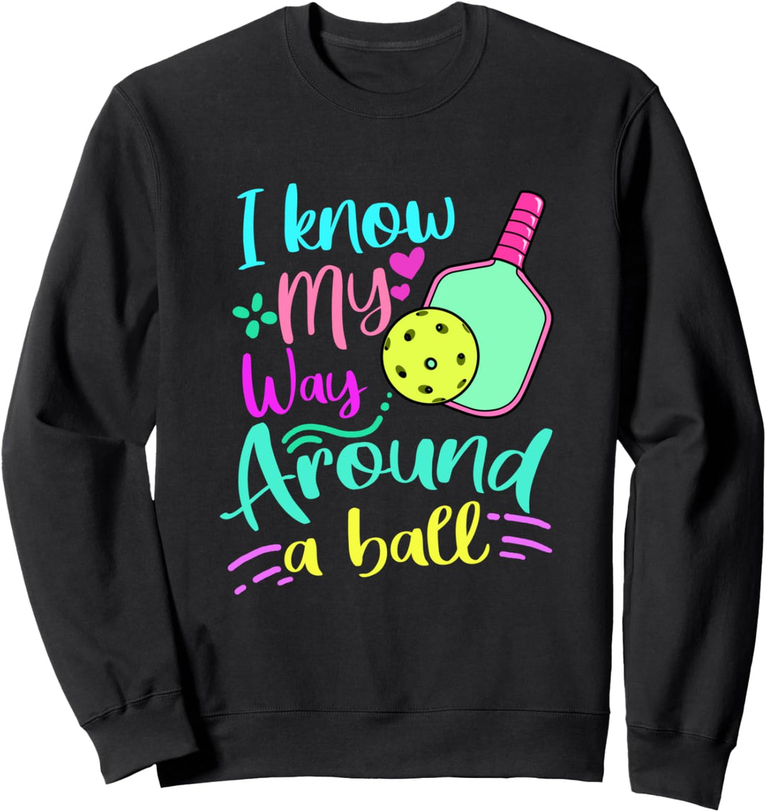 Pickleball Spieler Tasche Geschenk Sweatshirt