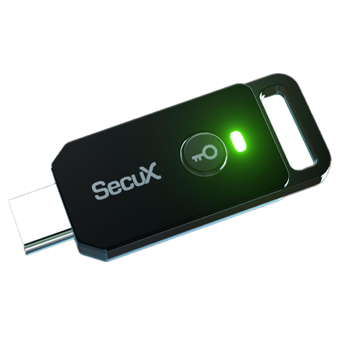 SecuX PUFido USB-C-Sicherheitsschlüssel mit PUF-Technologie, FIDO2/U2F-zertifiziert, Hardware-geroot