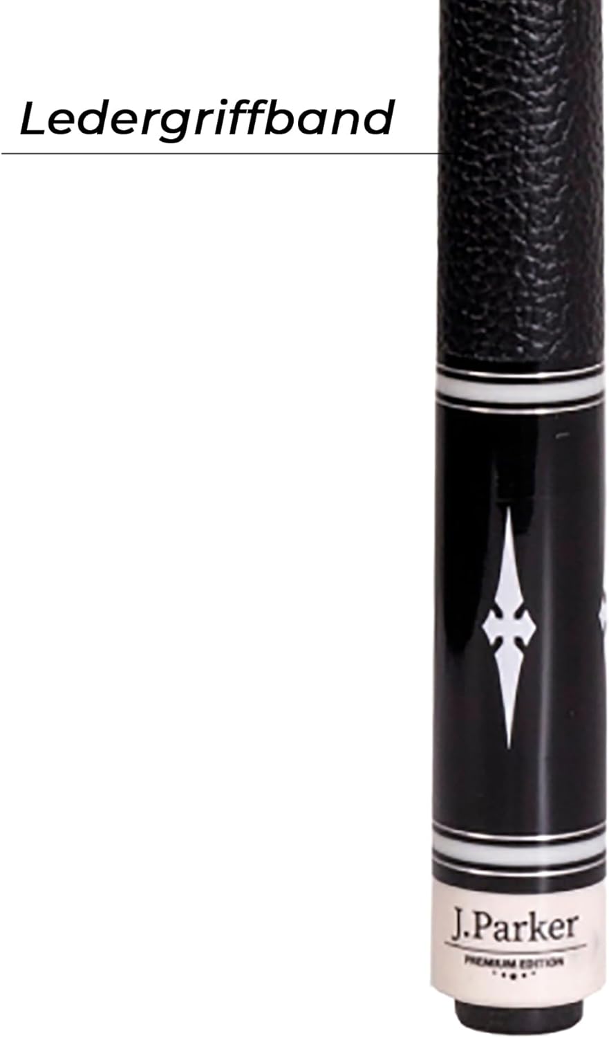 Parker Billardqueue Premium Edition PE-Serie, Profi-Cue, Quick-Joint 12,75 Mehrschicht Leder-Tip, Le