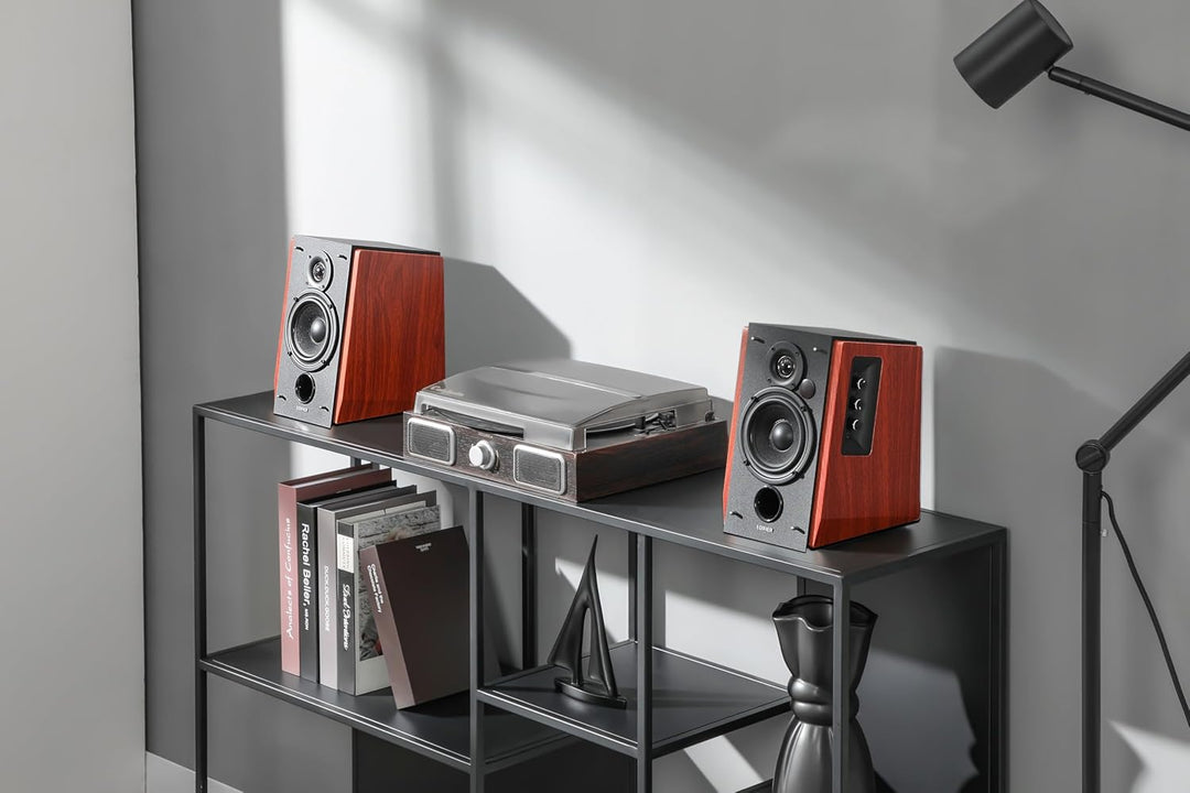 Edifier R1700BT Lautsprecher-Set 2 Regallautsprecher analoge + digitale Anschlüsse Bluetooth Echthol