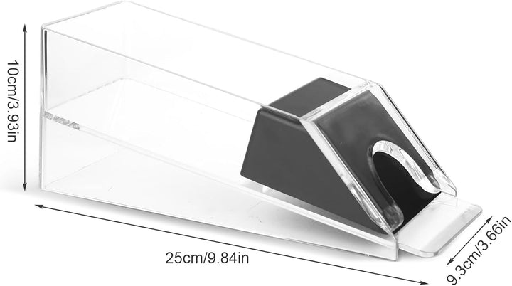 Blackjack Dealing Shoe, Clear Acryl Kartenschlitten für Spielkarten, Kartenspender Kartenmischmaschi