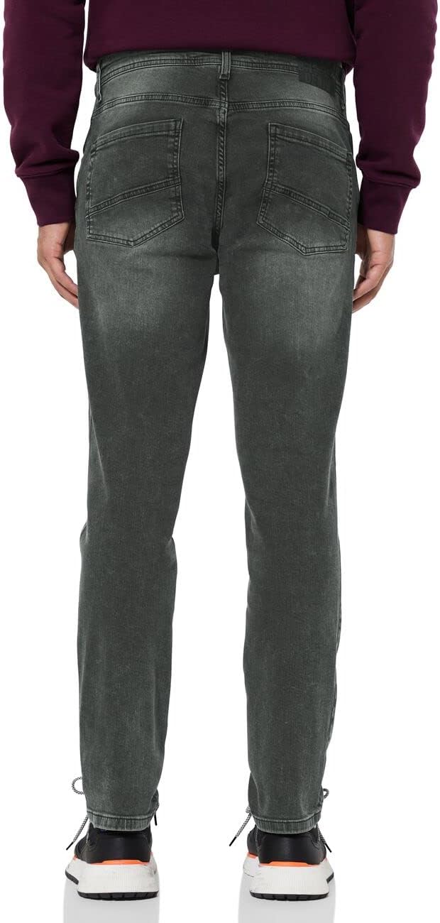 Street One MEN Herren Jeanshose 30W / 32L Dark Grey Stone Wash, 30W / 32L Dark Grey Stone Wash