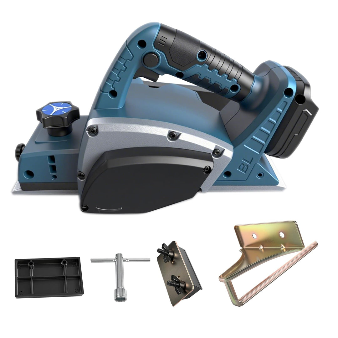Kabellose elektrische Hand-Planer kompatibel mit Makita 18V Batterie, 15000RPM bürstenlose Power Hol