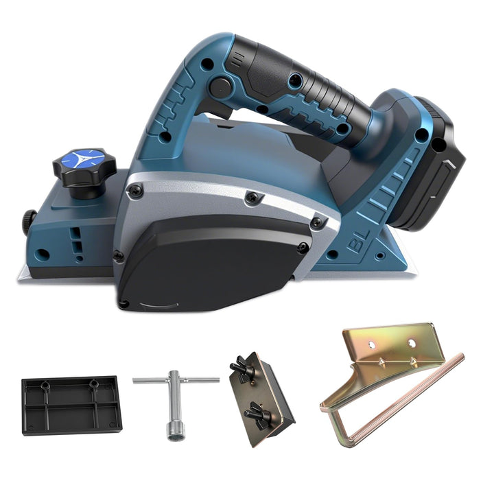 Kabellose elektrische Hand-Planer kompatibel mit Makita 18V Batterie, 15000RPM bürstenlose Power Hol