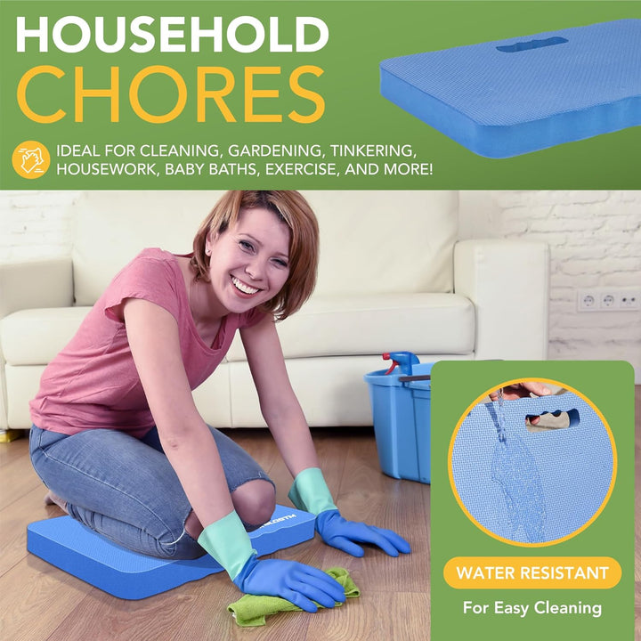 BLOSTM Blue Home & Garden Kniepolster – Kniepolster aus hochdichtem Schaumstoff