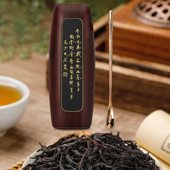 Loose Tea Scale,Wiederaufladbare Grammwaage 0,1g Präzision,500g Wiegegerät Tee Kaffee Messwerkzeug -