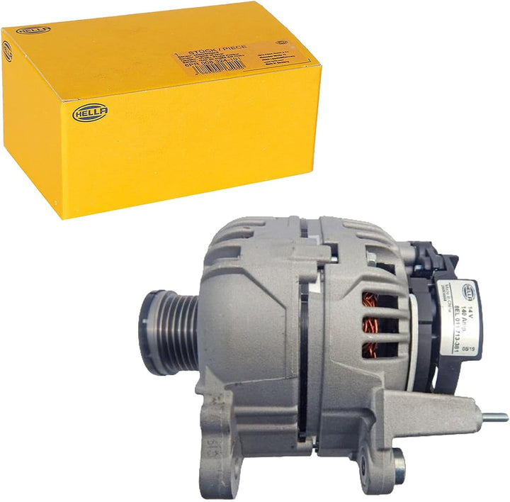 HELLA - Generator/Lichtmaschine - 14V - 140A - für u.a. Skoda Fabia II (542) - 8EL 011 713-381