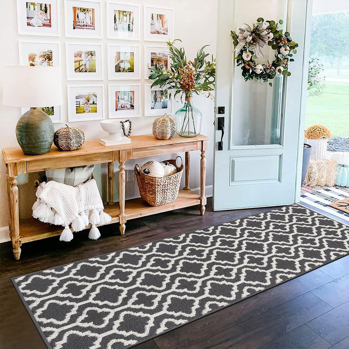 SHACOS Läufer Teppich 50x150 cm Läufer Flur rutschfest Teppichläufer Küchenteppich Waschbar Flur Tep