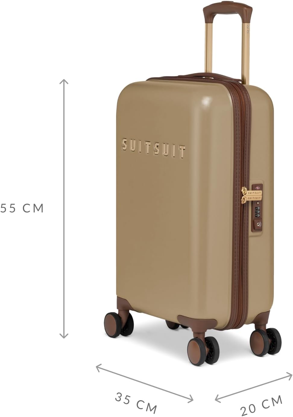 SUITSUIT - Fab Seventies - Cuban Sand - Handgepäck (55 cm) S Cuban Sand, S Cuban Sand