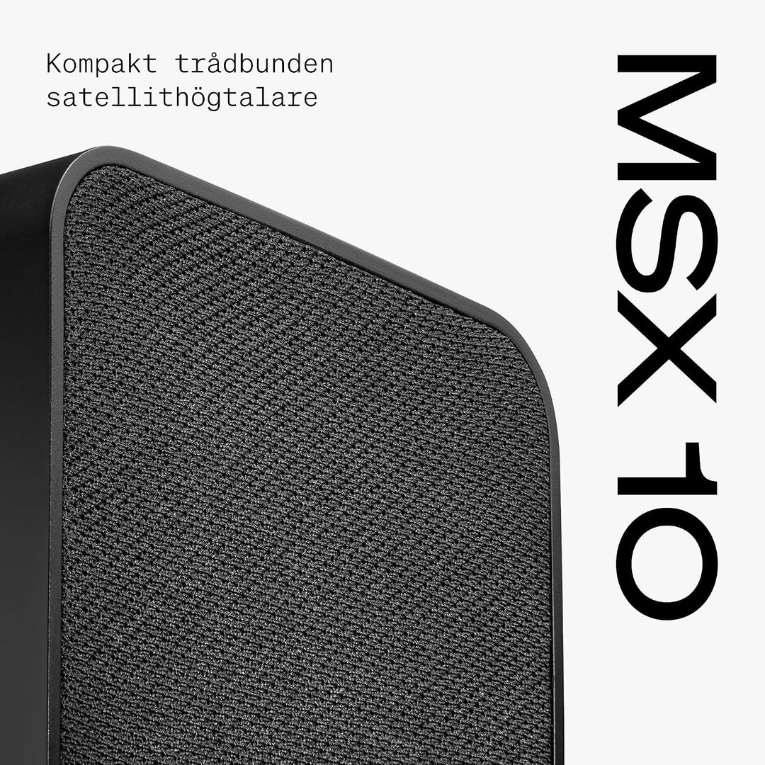 Cambridge Audio MSX 10 – Ultra-kompakte kabelgebundene Satellitenlautsprecher für Regal &amp; Desktop, B
