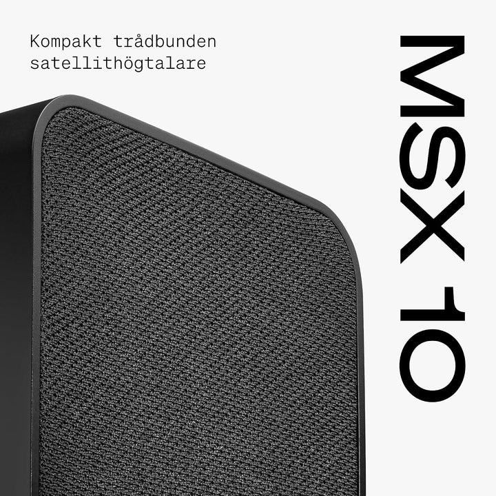Cambridge Audio MSX 10 – Ultra-kompakte kabelgebundene Satellitenlautsprecher für Regal &amp; Desktop, B
