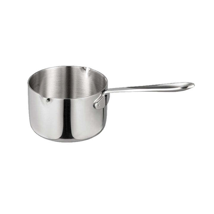 IMEEA 300ml Milchtopf 18/10 Edelstahl Schmelztopf Mokkakanne für Butter Schokolade Mini Topf 0.3 Lit