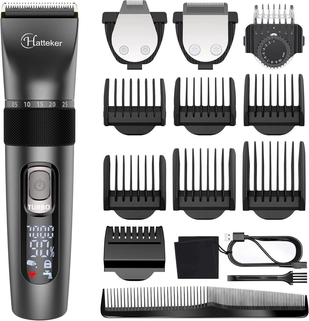 Hatteker Profi Haarschneidemaschine Herren Bartschneider Barttrimmer Haarschneider Haartrimmer Langh