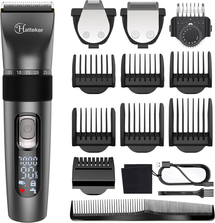 Hatteker Profi Haarschneidemaschine Herren Bartschneider Barttrimmer Haarschneider Haartrimmer Langh