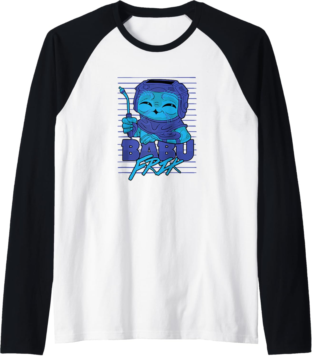 Star Wars: The Rise Of Skywalker Babu Frik Cute Smile Raglan