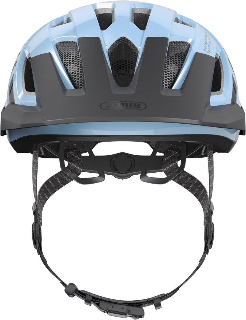 ABUS Stadthelm Urban-I 3.0 ACE - sportlicher Fahrradhelm mit LED-Rücklicht, verlängertem Schirm und