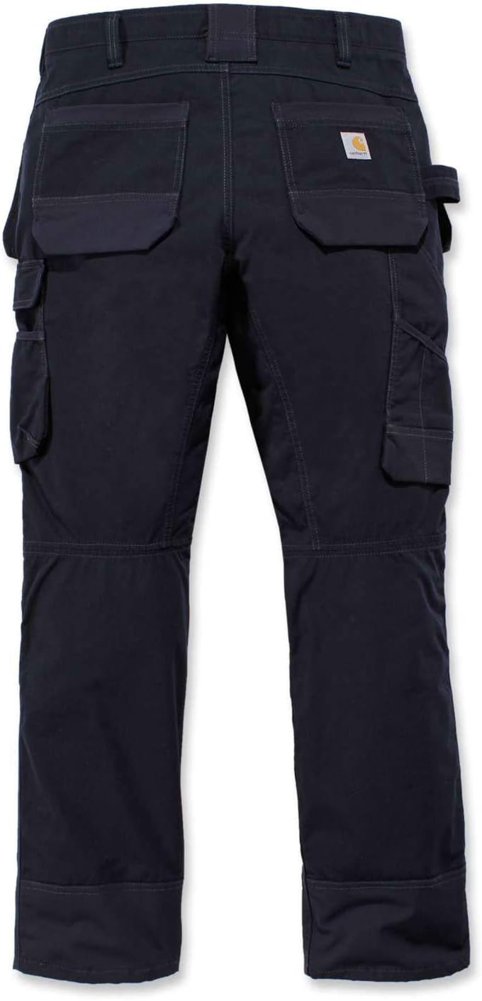 Carhartt Herren Steel Rugged Flex Relaxed Fit Double Front Multi-Pocket Work Pant 28W / 28L Navy, 28