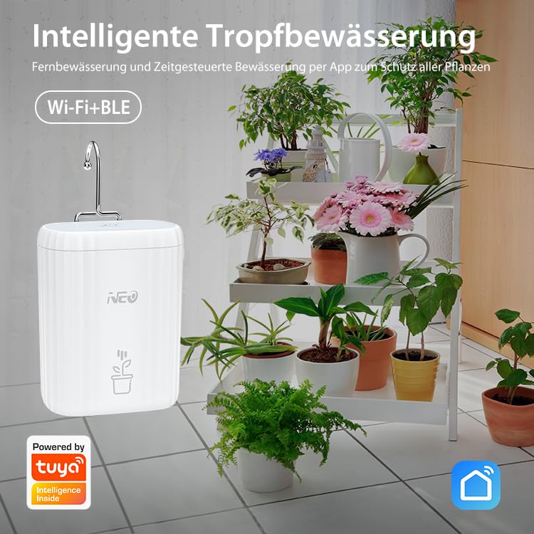 Haozee Automatisches Bewässerungssystem,Automatisches Bewässern für Garten, Balkonpflanzen, Topfpfla