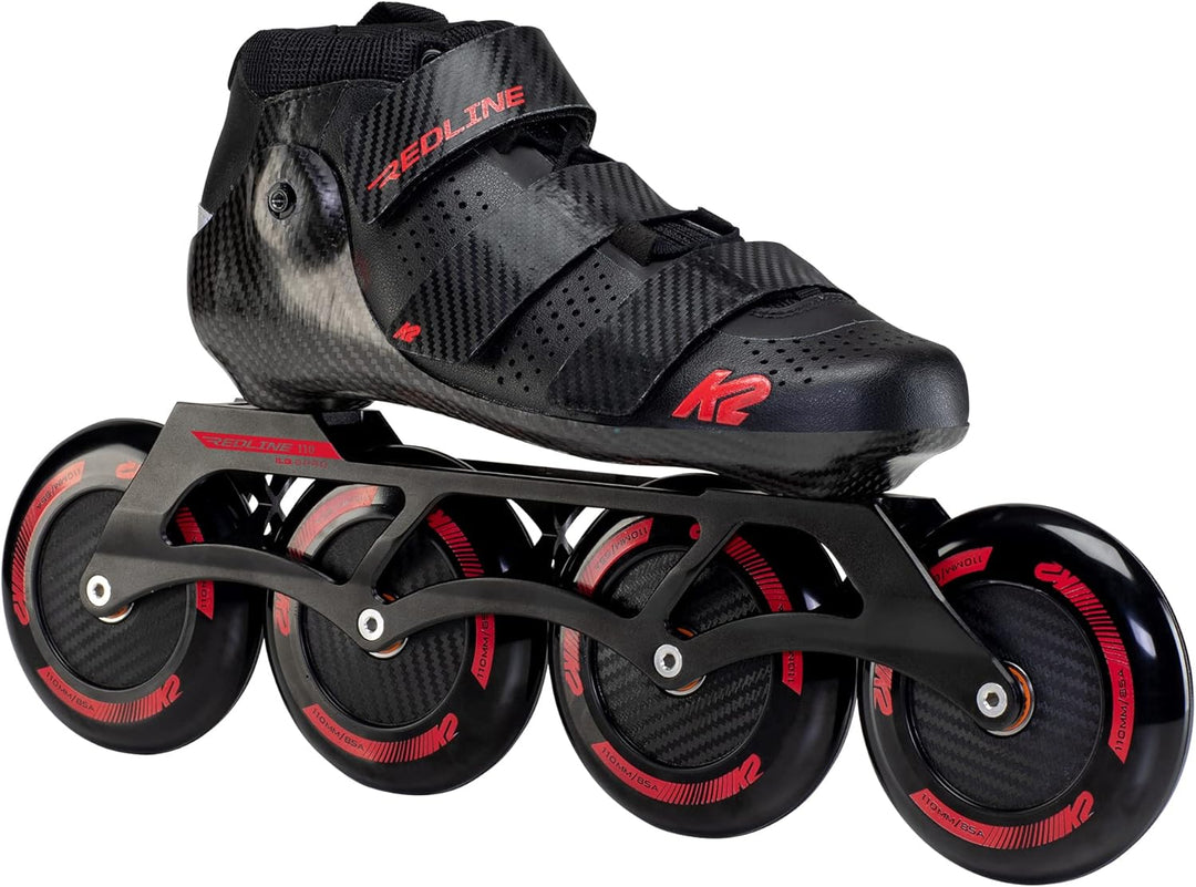 K2 Skates Unisex Inline Skates REDLINE 110, black - red, 30F0195 EU: 48 (UK: 12 / US: 13) black - re
