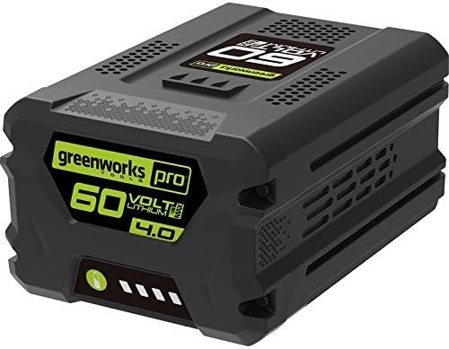 Greenworks 60V Akku G60B4 (Li-Ion 60V 4Ah wiederaufladbarer leistungsstarker Akku passend für alle G