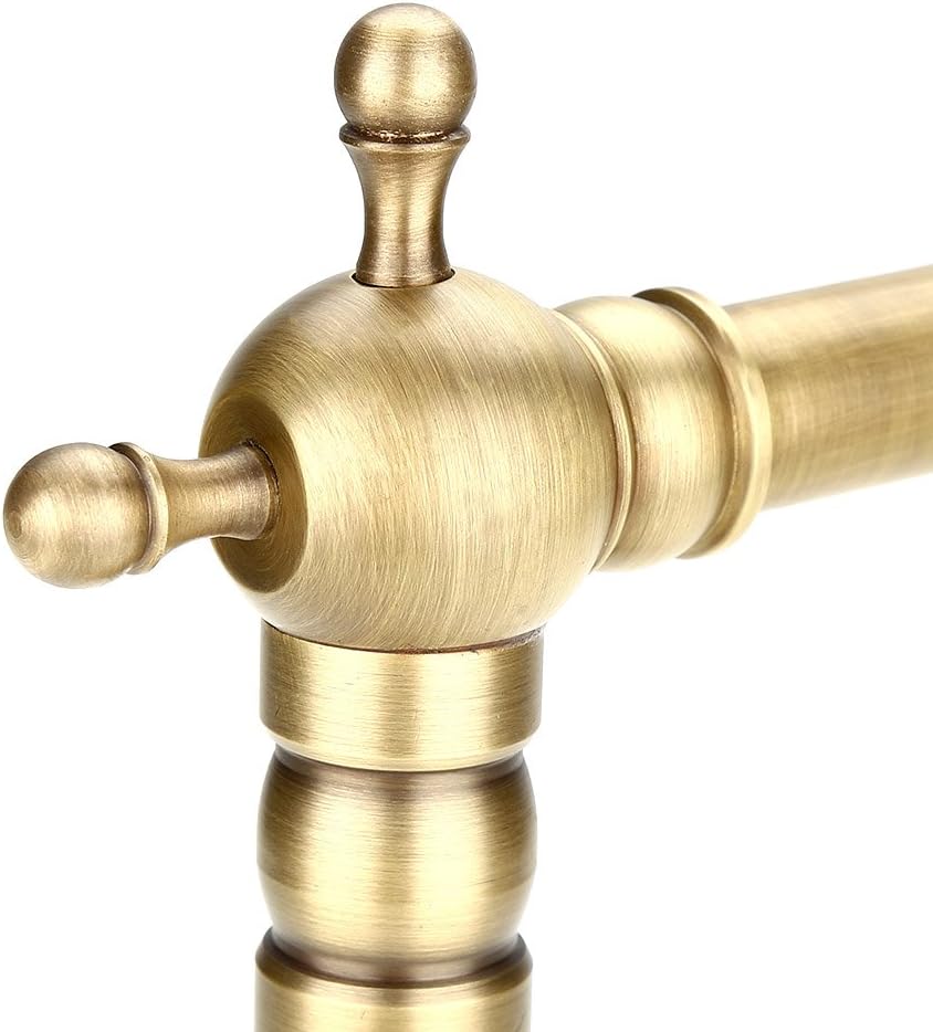 Zerodis Gold Heisser Kalter Wasserhahn Antike Retro Style Massivem Messing Mischbatterie Küche Bad B