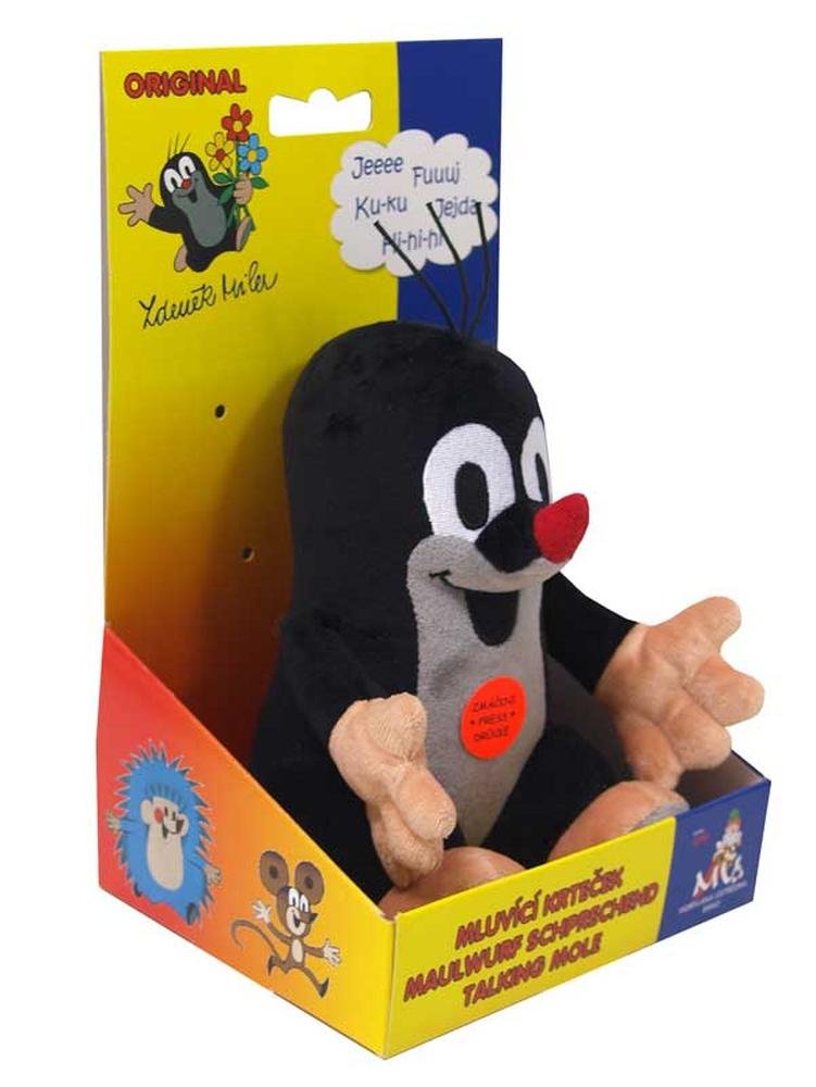 Egmont Toys Der Kleine Maulwurf mit Originalgeräuschen, Plüschfigur, 15 cm, Kind
