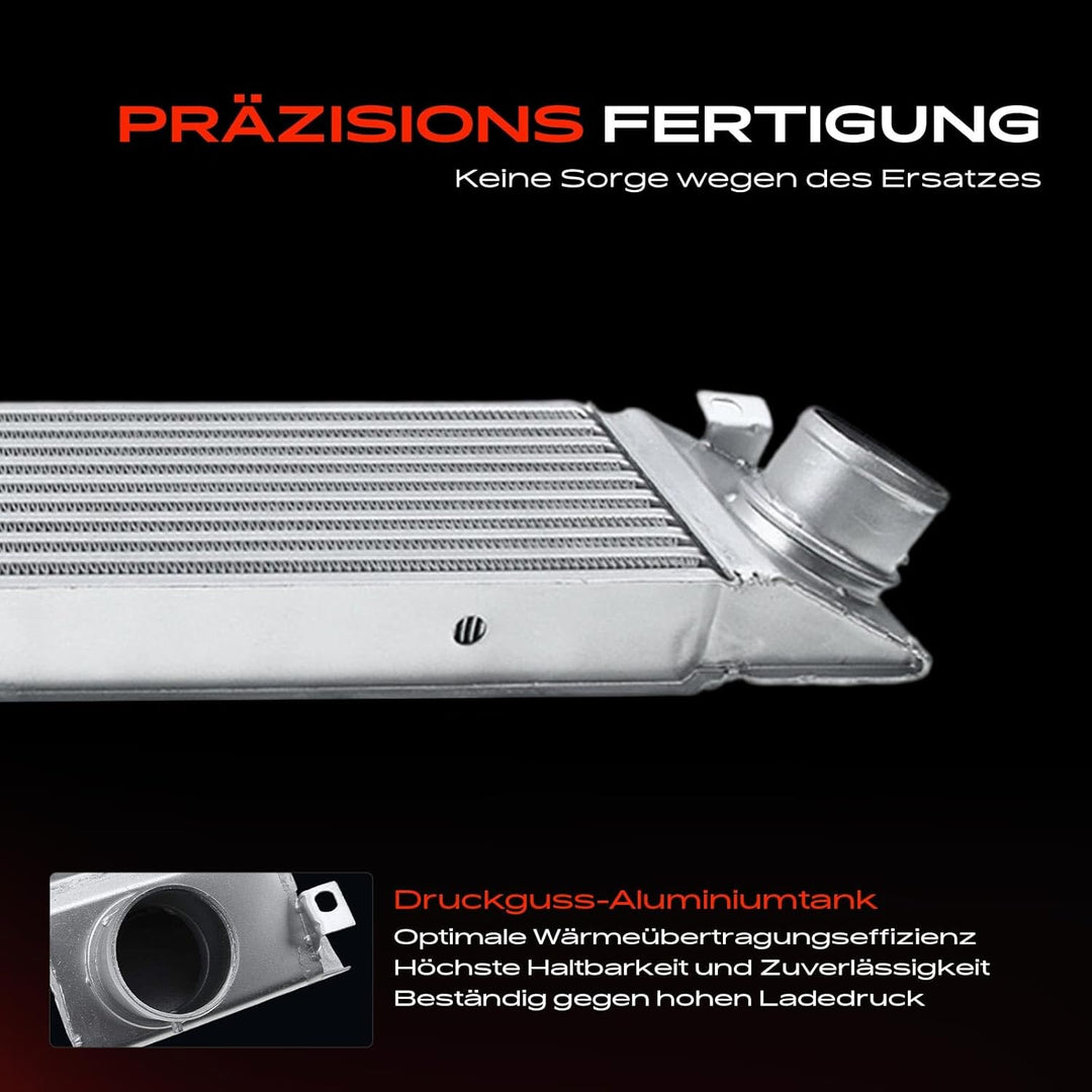 Frankberg Ladeluftkühler Kompatibel mit Docato Bus Kasten Pritsche/Fahrgestell 250 290 2.0L 2.3L Die