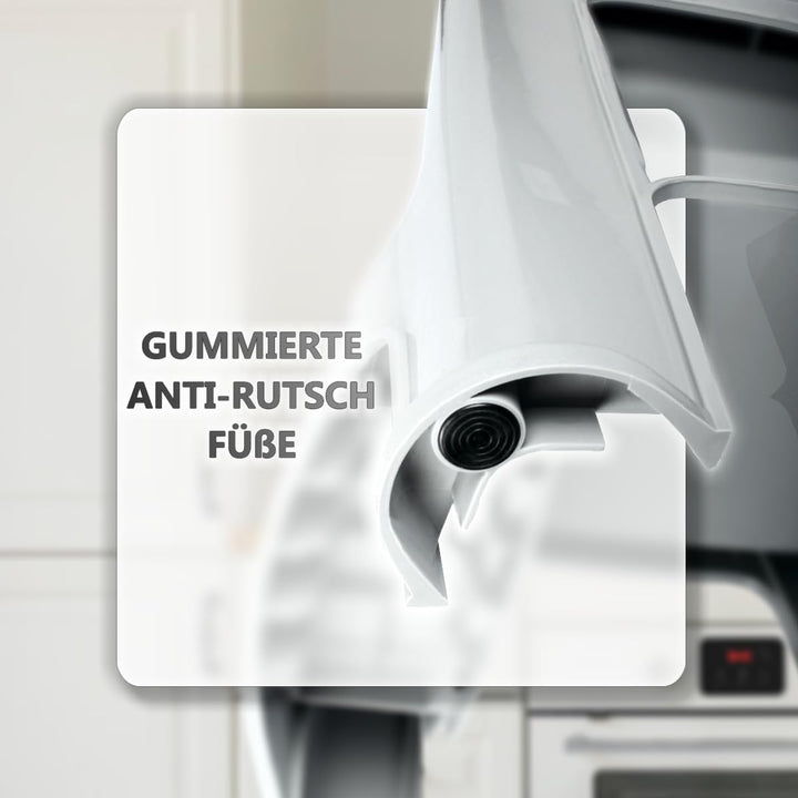 Tritthocker 2 Stufen Tritt bis 150 kg mit Staufach Trittstufe Haushalt